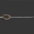 Vintage Axe Weapon With Metal Blade And Wooden Handle Design