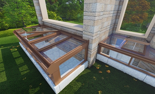 Sunlight room skylight 3d model