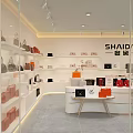 Elegant SHAIDAI Mall Boutique Interior With Bags Accessories And Display Shelves