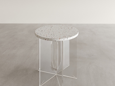 Side Table Round Table Coffee Table Round Table Low Table Corner Table Round Stool 3d model