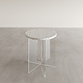 Side Table Round Table Coffee Table Round Table Low Table Corner Table Round Stool 3d model