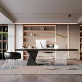 Modern study 3d model