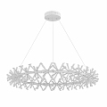 Modern chandelier ceiling tube lamp star glass 3d model