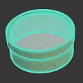 Traditional Round Bamboo Sieve with Fine Mesh Screen for Cooking and Baking Needs