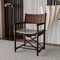 Wind Rattan Single Chair 3d model