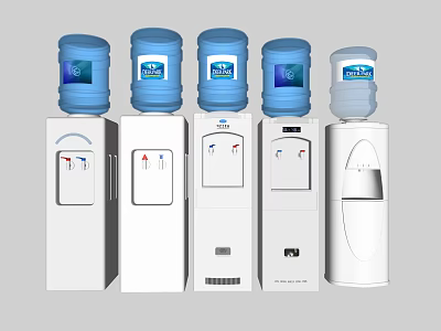 modern water dispenser 3d model