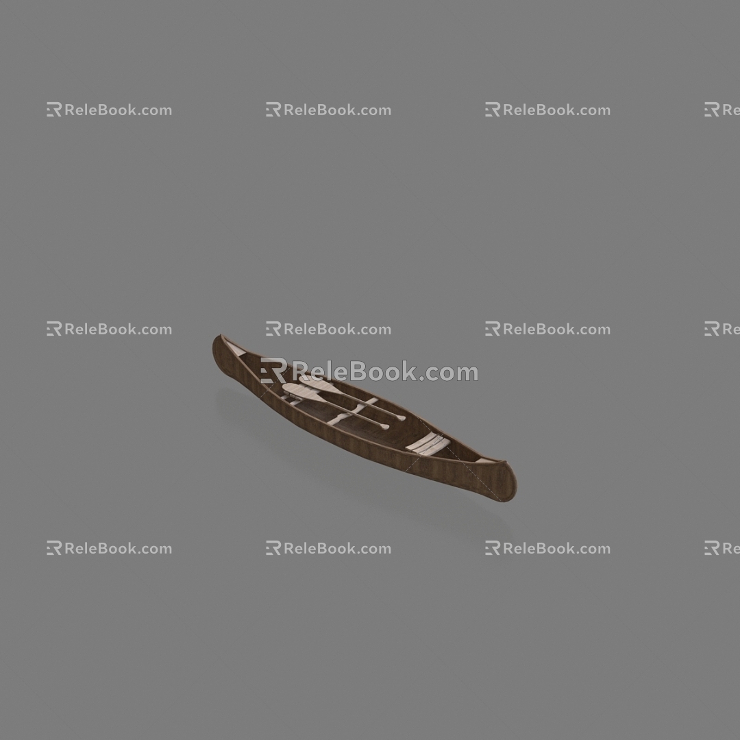 Chinese boat wooden boat boat boat boat boat boat ancient boat by the river 3d model