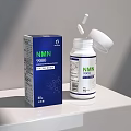 High Quality NMN 9000 Medical Device Capsules in Opened Bottle with Box