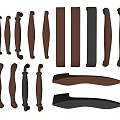 Various Door Handles With Different Shapes And Styles For Home Decor