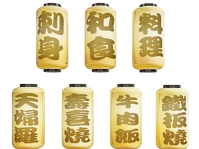 Japanese lantern combination model