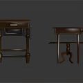 Wooden Tables Collection With Square And Round Shapes And Classic Leg Design