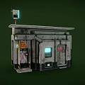Modern Commercial Equipment Featuring Compact Structure Roof Integrated Screen And Functional Signage