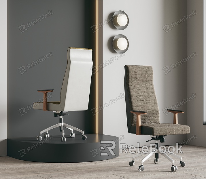 Modern office chair model