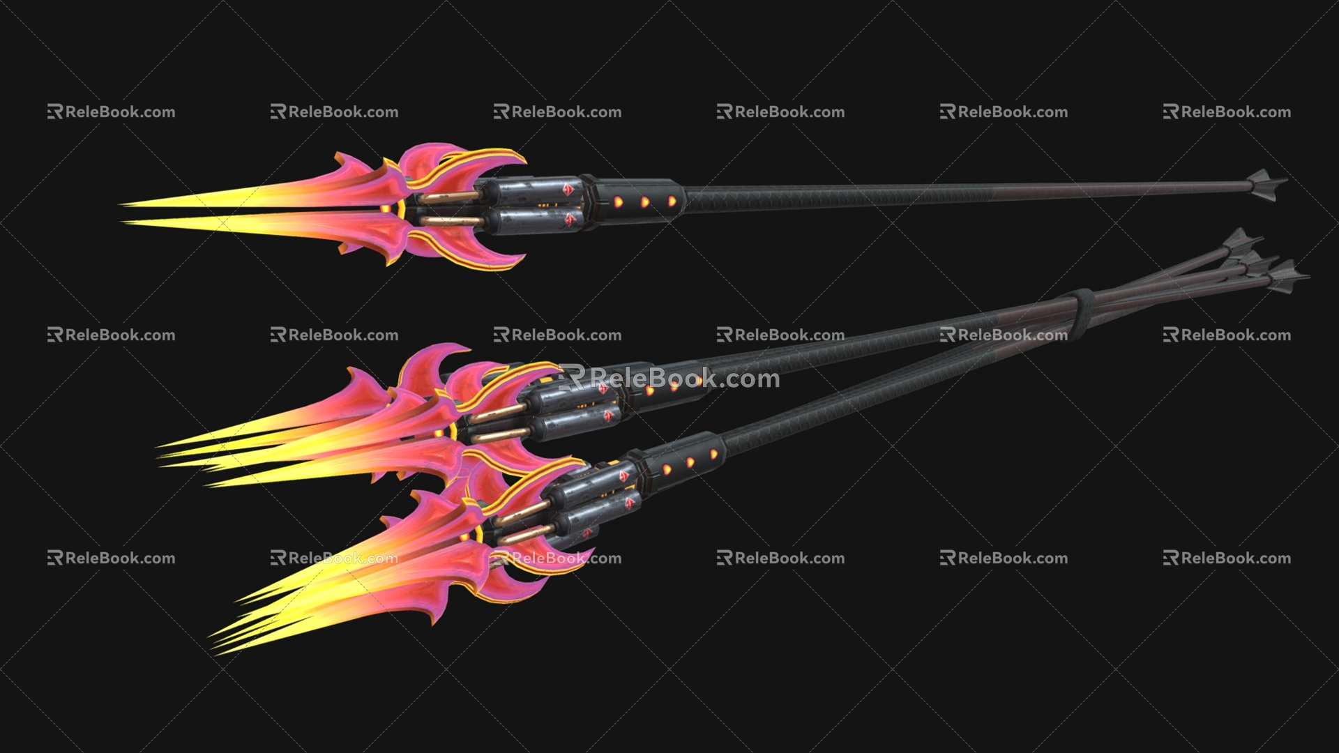 Fire Sword Gun Musket 3d model