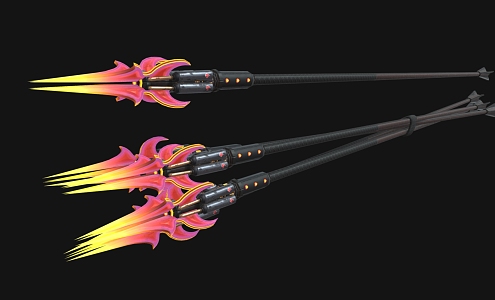 Fire Sword Gun Musket 3d model