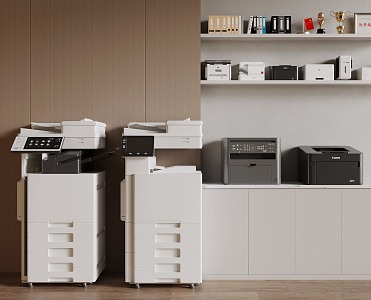 Modern Office Printer Smart Printer 3d model