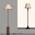 Middle style floor lamp 3d model