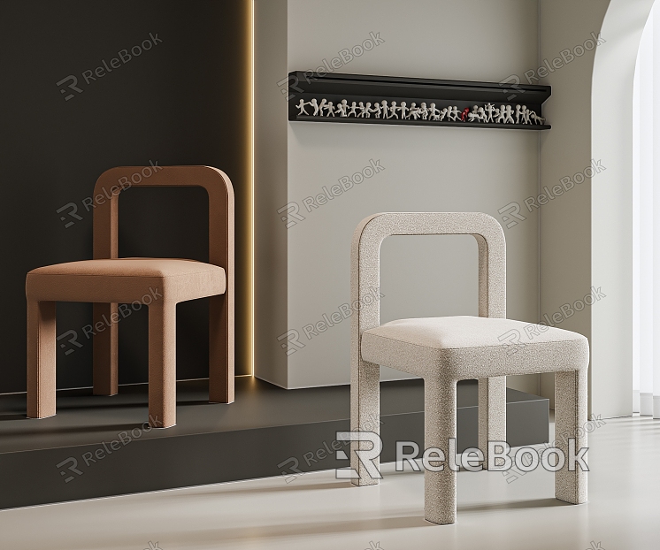 Modern Dining Chair Single Chair Dining Chair model