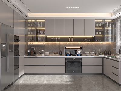 Modern Kitchen 3d model