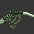 Fuel Pump Nozzle With Black Handle And Silver Metal Spout Design