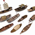 Traditional Wooden Boats Collection With Various Classic Designs And Sailing Features
