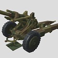 Artillery Artillery Tank Mortar Howitzer Rocket Launcher 3d model