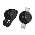 TK Brand Digital Watches With Black Dial And Gold Black Straps Design