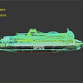 DFDS White And Blue Modern Passenger Ferry Water Transport Exterior Design
