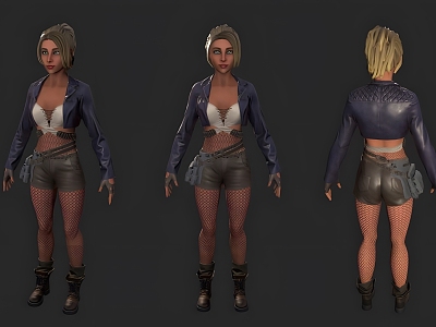 Role Girl 3d model