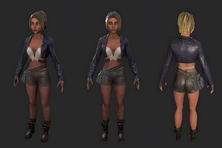 Role Girl 3d model