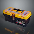 Toolbox tin box iron box plastic box container realistic 3d model