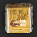 Tasty McDonald's Royal Cheese Burger With Melted Cheese In Packaging