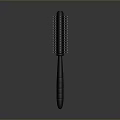 Black Hair Brush With Sleek Handle For Daily Grooming Needs