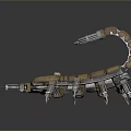 machine scorpion mecha scorpion sci-fi scorpion cartoon scorpion anime scorpion 3d model
