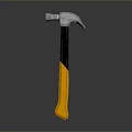 Yellow Black Handle Claw Hammer Essential Household Tool For Daily Use