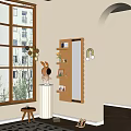 Nordic Mirror Full-length Mirror 3d model