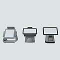 Public Facilities Self Service Terminals With Touchscreen Interface And Various Designs