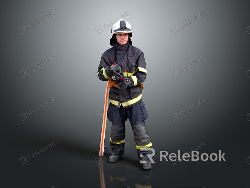 Firefighter Clothing Firefighter Fire Fighting Clothing Male Character Male Character Male Male Handsome model