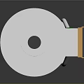 Mechanical Shock Absorber With Coil Spring Metal Top And Bottom Connector