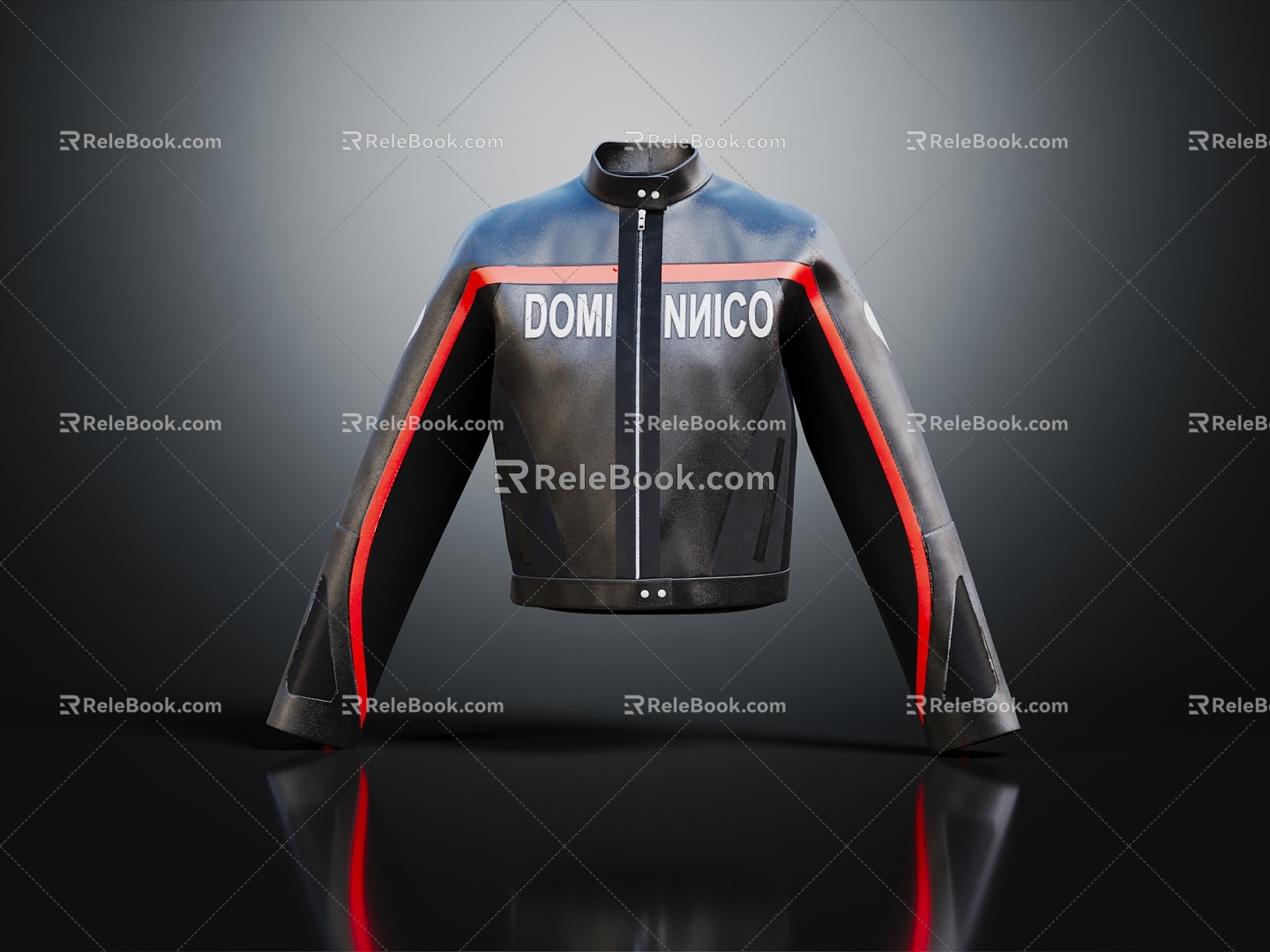 Modern Jacket Leather Jacket Men Jacket Women Jacket 3d model