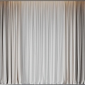 curtain gauze curtain 3d model