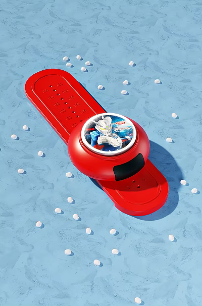 Modern children's booster children's booster touch height device 3d model