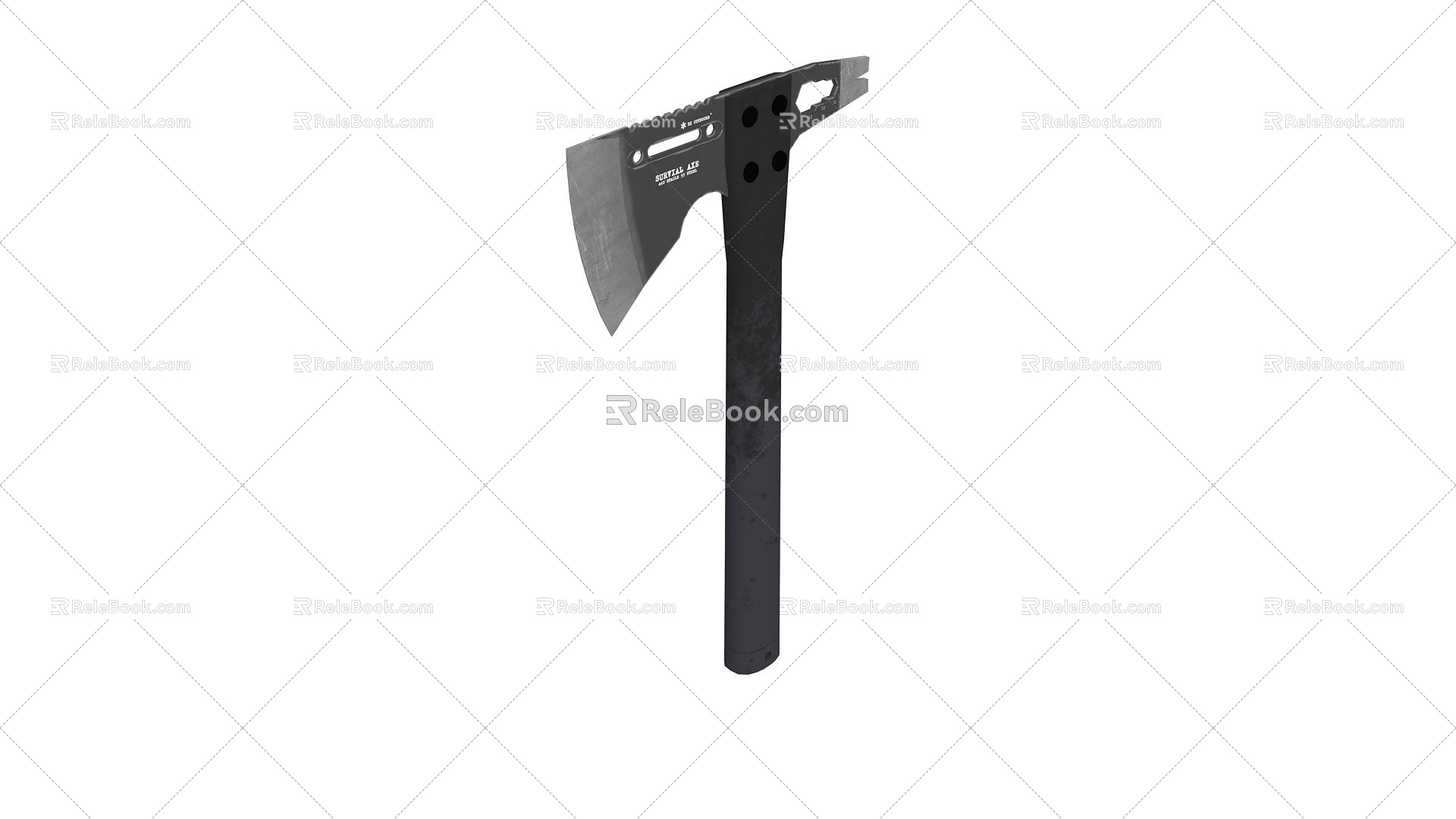 Axe Cold Weapon Weapon Fighting Axe Tomahawk Hatchet Hatchet Outdoor Hatchet 3d model