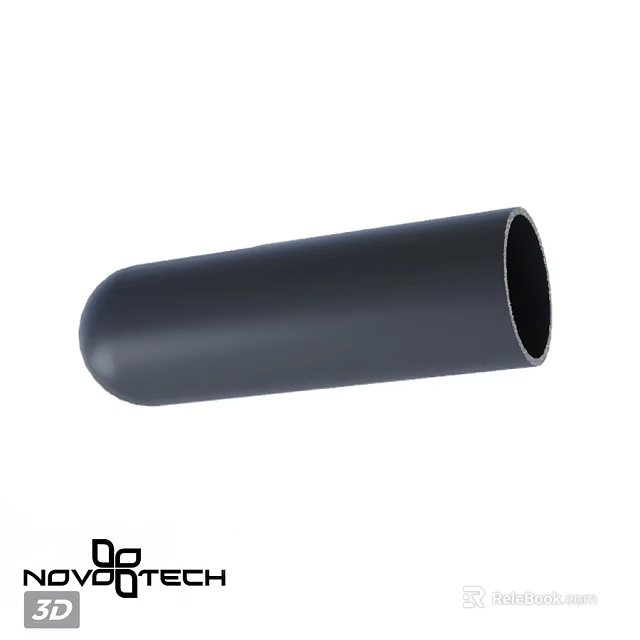 Modern Black Cylindrical Ceiling Light Fixture For Home Interior Design 3d model 