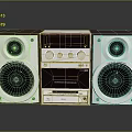 Philips Home Audio Stereo System With Dual Speakers And CD Player