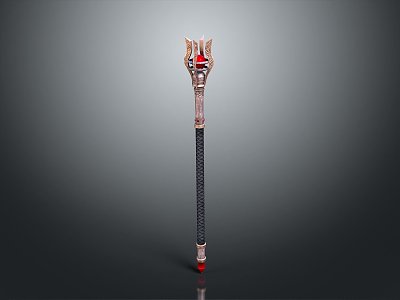 Scepter Ancient Scepter Cane Ancient Scepter Magic Scepter Metal Scepter Classical Scepter Magic Scepter 3d model