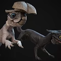 Creative Fantasy Creature Figurines With Unique Shapes Diverse Colors And Different Poses