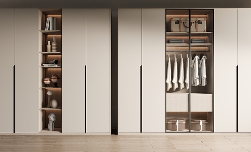 Modern Wardrobe Home Wardrobe 3d model