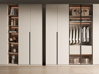 Modern Wardrobe Home Wardrobe 3d model