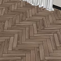 Elegant Herringbone Wooden Flooring With Warm Brown Natural Wood Grain